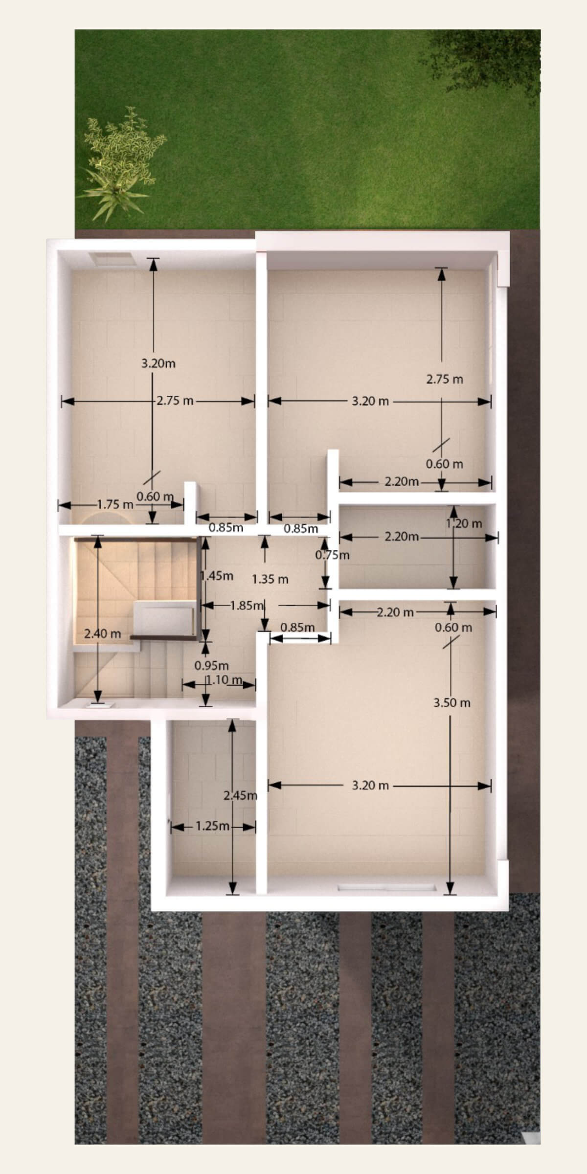 Fraccionamiento Residencial El Faisán - Casa de 104 m2 Fraccionamiento Residencial El Faisán - Casa de 104 m2