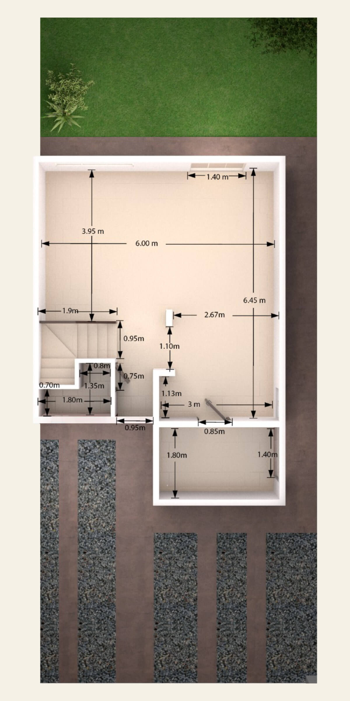 Fraccionamiento Residencial El Faisán - Casa de 104 m2 Fraccionamiento Residencial El Faisán - Casa de 104 m2